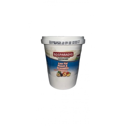 PEACH & GRANADILLA 500G LOW FAT YOGHURT